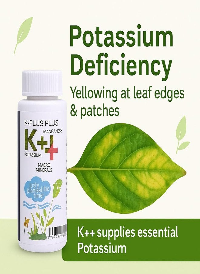 مُكمّل أكواتيك ريميديز K++ سعة 120 مل، مُعزّز للمعادن (البوتاسيوم، والمنغنيز، والكالسيوم) لنمو النباتات المائية | يُستخدم في المياه العذبة والمالحة - Image 4